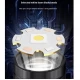 Фонарь 618C-TG+COB(white+red), Li-Ion аккумулятор, zoom, ЗУ Type-C