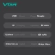 Триммер VGR V-037 BLACK, MINI, 4 насадки, LED display Триммер VGR V-037 BLACK, MINI, 4 насадки, LED display