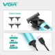 Триммер VGR V-037 BLUE, MINI, 4 насадки, LED display Триммер VGR V-037 BLUE, MINI, 4 насадки, LED display