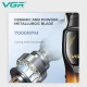 Триммер VGR V-187 SILVER, 4 насадки, 7000 RPM, LED display