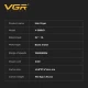 Фен профессиональный VGR V-285HD, 2 уровня обдува, 3 уровня температуры, 2 насадки, 110000RPM, 1300-1500 Вт