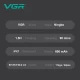 Электростанок VGR V-339S GREEN, 4 насадки, IPX7 Электростанок VGR V-339S GREEN, 4 насадки, IPX7