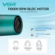 Фен профессиональный VGR V-442 BLACK, 3 скорости, 3 режима температуры, 110000 RPM, 1800-2200Вт