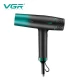 Фен профессиональный VGR V-442 BLACK, 3 скорости, 3 режима температуры, 110000 RPM, 1800-2200Вт