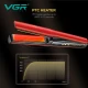Выпрямитель для волос VGR V-517 BLACK, 150-230°C, титановое покрытие, LED display
