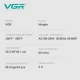 Выпрямитель для волос VGR V-517 RED, 150-230°C, титановое покрытие, LED display