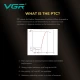 Выпрямитель для волос VGR V-517 RED, 150-230°C, титановое покрытие, LED display