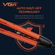 Выпрямитель для волос VGR V-553 ORANGE, 140-260°C, керамическое покрытие, LED display