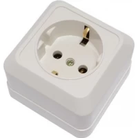 Розетка одинарная наружная с заземлением YW-1806 YAWEITAI(Аватар)