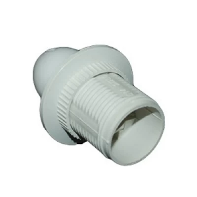 Патрон Е 14 пластиковый резьбовой белый люстра Киев