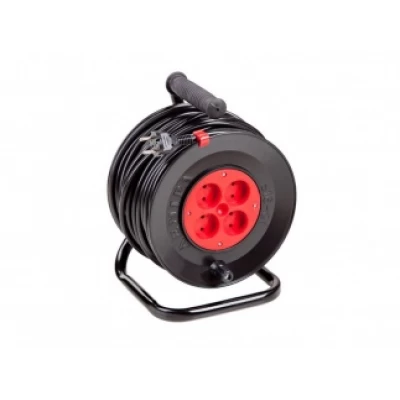 Удлинитель на катушке У16-01 ПВС 2х2,5 25м без теплозащиты шнура Лемира