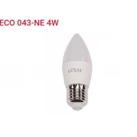 Лампа LED C37 4w E27 4000K (043-NE)