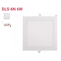Панель LED квадрат 6w  4000K IP20 (DLS-6N)