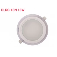 Панель LED круг (стекло) 18w  4000K IP20 (DLRG-18N)