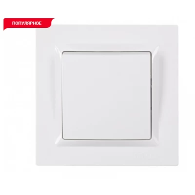 Выключатель JAZZ (белый) 9002