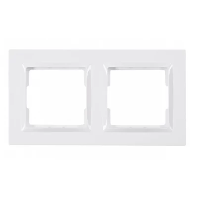 Рамка 2-я горизонтальная JAZZ (белый) 9022 Рамка 2-я горизонтальная JAZZ (белый) 9022