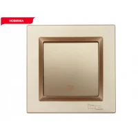 ВЫКЛЮЧАТЕЛЬ ПРОХОДНОЙ LUXEL JAZZ (9615) БРОНЗОВЫЙ