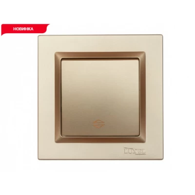 ВЫКЛЮЧАТЕЛЬ ПРОХОДНОЙ LUXEL JAZZ (9615) БРОНЗОВЫЙ