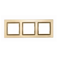 РАМКА 3-Я ГОРИЗОНТАЛЬНАЯ LUXEL JAZZ (9623) БРОНЗОВАЯ
