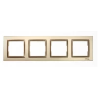 РАМКА 4-Я ГОРИЗОНТАЛЬНАЯ LUXEL JAZZ (9624) БРОНЗОВАЯ