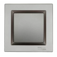 ВЫКЛЮЧАТЕЛЬ ОДИНАРНЫЙ LUXEL JAZZ (9702) ГРАФИТОВЫЙ