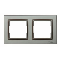 РАМКА 2-Я ГОРИЗОНТАЛЬНАЯ LUXEL JAZZ (9722) ГРАФИТОВАЯ