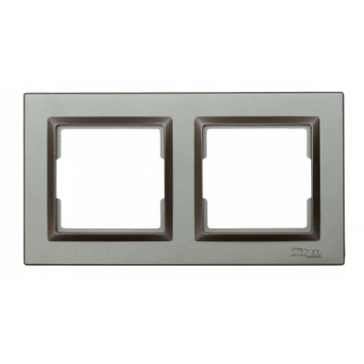 РАМКА 2-Я ГОРИЗОНТАЛЬНАЯ LUXEL JAZZ (9722) ГРАФИТОВАЯ РАМКА 2-Я ГОРИЗОНТАЛЬНАЯ LUXEL JAZZ (9722) ГРАФИТОВАЯ