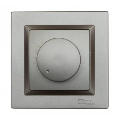 РЕГУЛЯТОР ЯРКОСТИ СВЕТА LUXEL JAZZ (9712) ГРАФИТОВАЯ