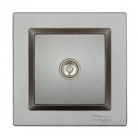 РОЗЕТКА ТЕЛЕВИЗИОННАЯ LUXEL JAZZ (9709) ГРАФИТОВАЯ