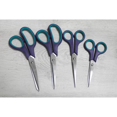 Ножницы с зеленой ручкой №7 (длина лезвия 7.5см)