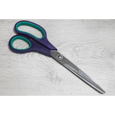 Ножницы с зеленой ручкой (утолщенные 2.50мм) №9 (длина лезвия 10см)