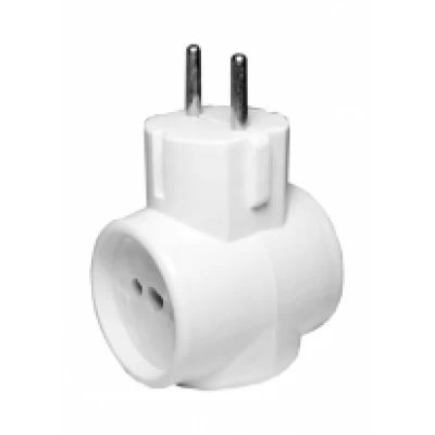 Тройник 3Т 10А полистирол белый Токер