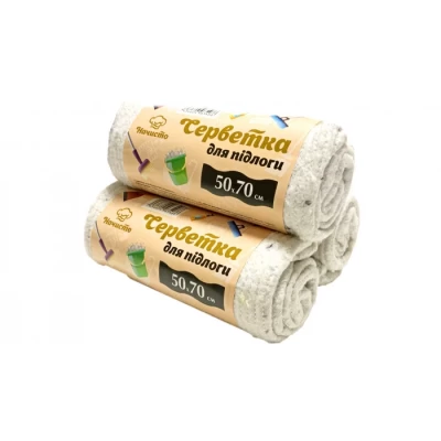 Салфетка для пола ТМ "Начисто" 50х70см Салфетка для пола ТМ "Начисто" 50х70см