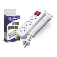 SV-012-3 Удлинитель SVITTEX 3 гнезда с выключателем без земли (3 м)