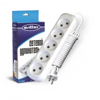 SV-014-3 Удлинитель SVITTEX 5 гнезд без земли (3 м)