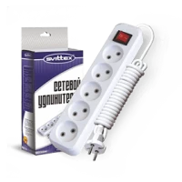 SV-015-5. Удлинитель SVITTEX 5 гнезд с выключателем без земли 5 м