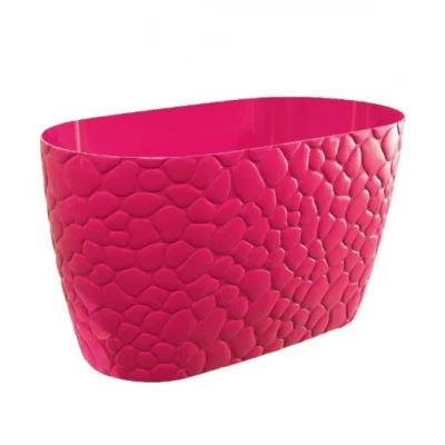 Горшок для цветов Стоун 4,3 л Elif Plastik, 14,5х29х15 см, цвета в ассортименте Горшок для цветов Стоун 4,3 л Elif Plastik, 14,5х29х15 см, цвета в ассортименте