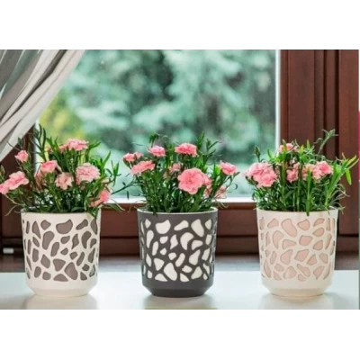 Горшок для цветов Дуэт-14 см Горшок для цветов Дуэт-14 см