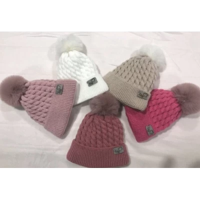 Детская шапка Г 22-03 девочка (акрил, подкладка флис) 2102 Детская шапка Г 22-03 девочка (акрил, подкладка флис) 2102