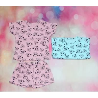 Детский спальник Пандочки (кулир) 1602 Размеры 28-34