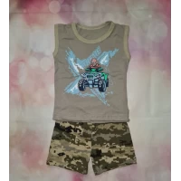 Летний костюм Экстрим (кулир) 2069 Размеры 26-34