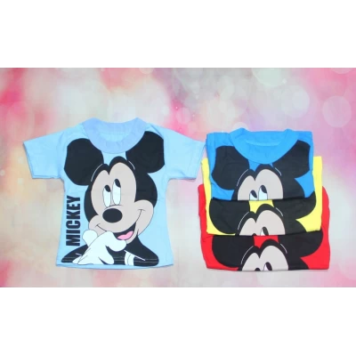Детская футболка Микки (кулир) 1763 Размеры 26-34