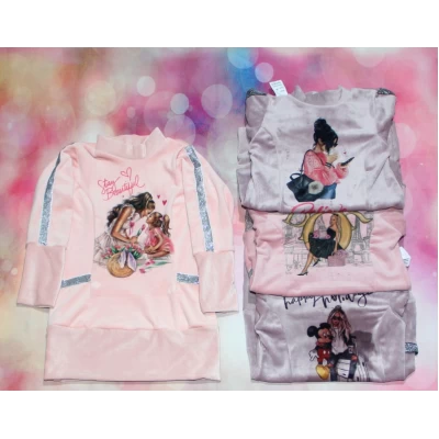 Детская туника №100 (велюр) 1588 Размеры 30-36