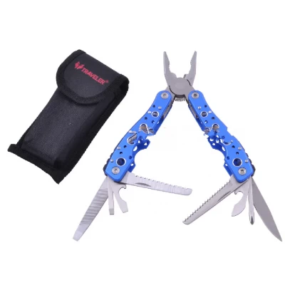 Многофункциональный нож (мультитул) Traveler 16см (120шт/ящ) MT-833 синий Многофункциональный нож (мультитул) Traveler 16см (120шт/ящ) MT-833 синий