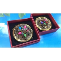 Зеркало кованое "Драгоценный цветок"