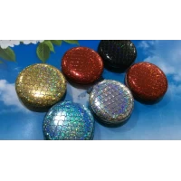 Зеркало карманное с блеском