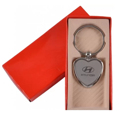 Брелок-сердечко в подарочной упаковке Hyundai №A25-1