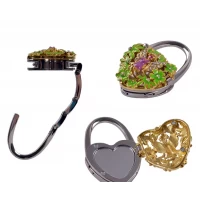 Вешалка для женской сумочки с зеркалом №R1