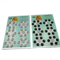 Кнопки пришивные металлические №0/36шт/7мм