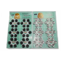 Кнопки пришивные металлические №1/36шт/9мм 